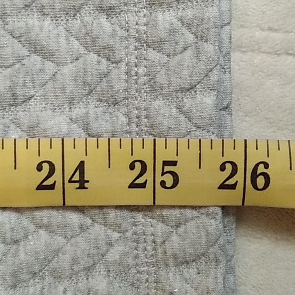 TALBOTS Quilted Jacquard Pullover - Lurex XLp - Picture 11 of 13